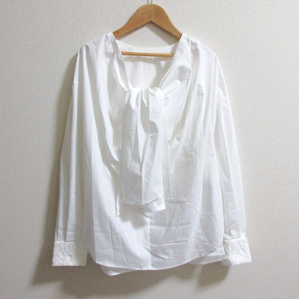 Lallia Mu マルチウェイ リボン プルオーバー