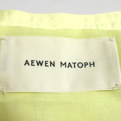 AEWEN MATOPH フロントリボンVネックスリーブレスブラウス