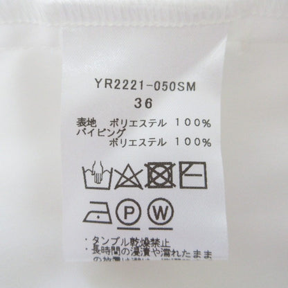 yori ダブルクロスフリルノースリーブブラウス