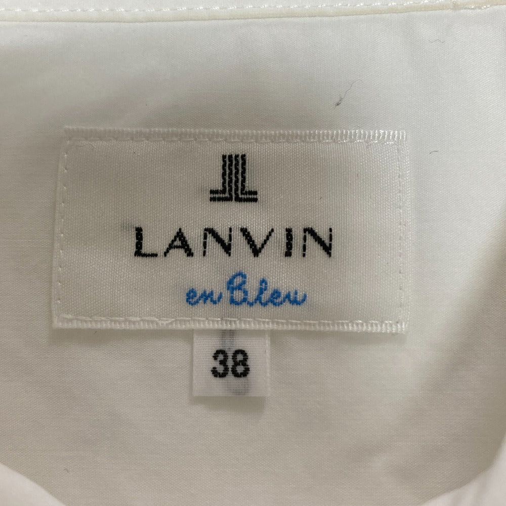 ランバン バック リボン シャツ