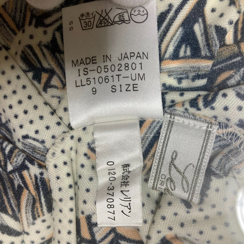 レリアン 総柄カットソー