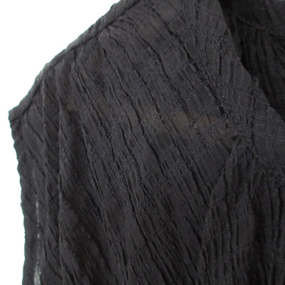 NATURAL BEAUTY BASIC シアー チェック シャーリング ドレス