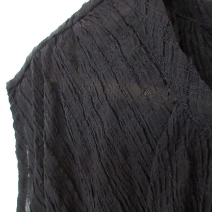 NATURAL BEAUTY BASIC シアー チェック シャーリング ドレス