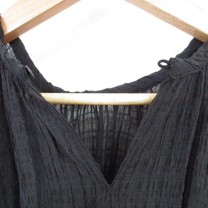 NATURAL BEAUTY BASIC シアー チェック シャーリング ドレス