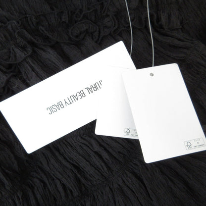 NATURAL BEAUTY BASIC シアー チェック シャーリング ドレス