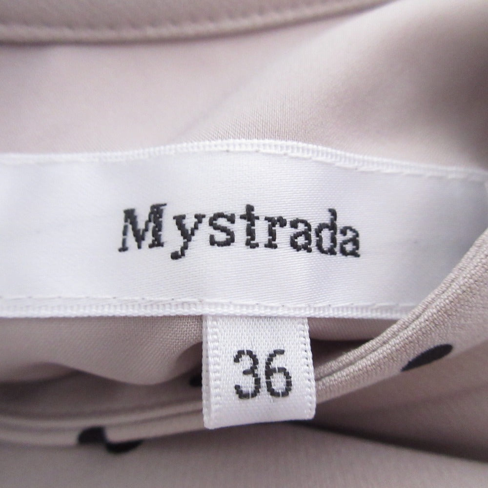 Mystrada タック スリーブ マーメイド ロング ドレス