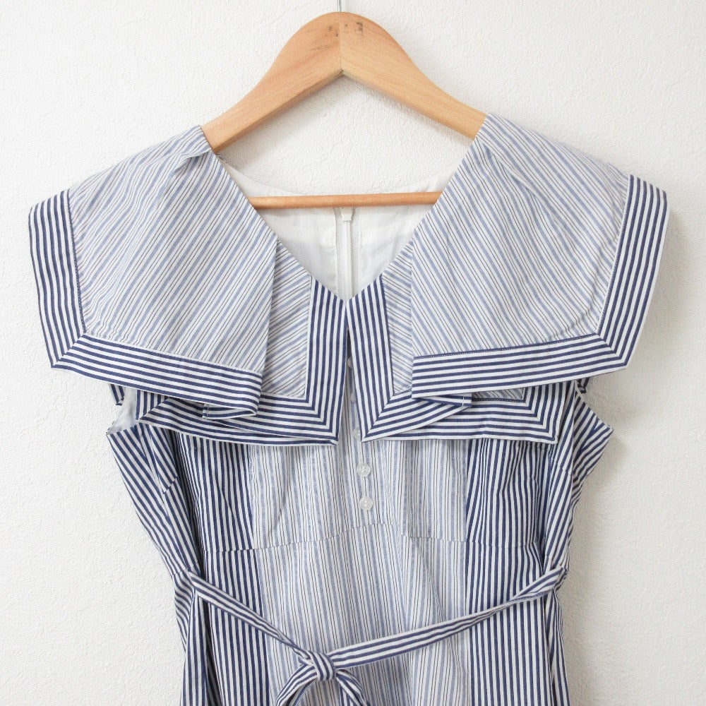 Rirandture ストライプ コンボ ドレス ロング ドレス
