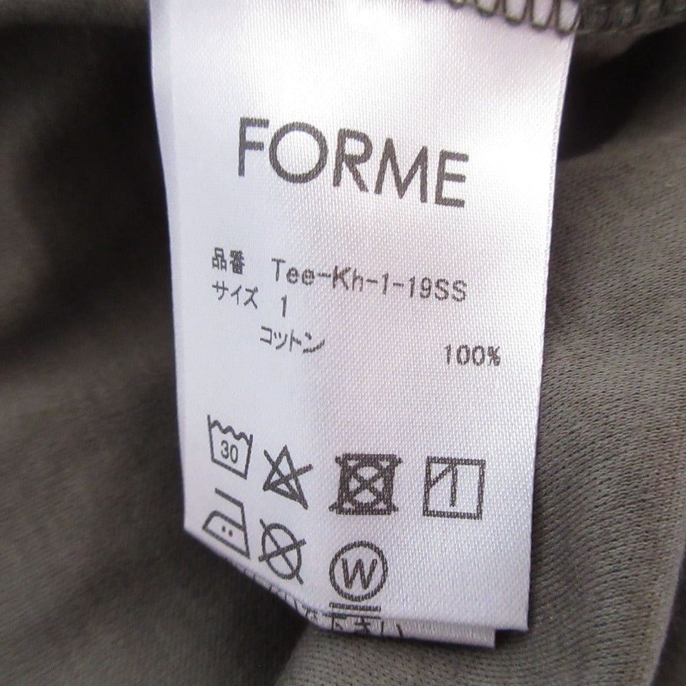FORME ショートスリーブカットソー