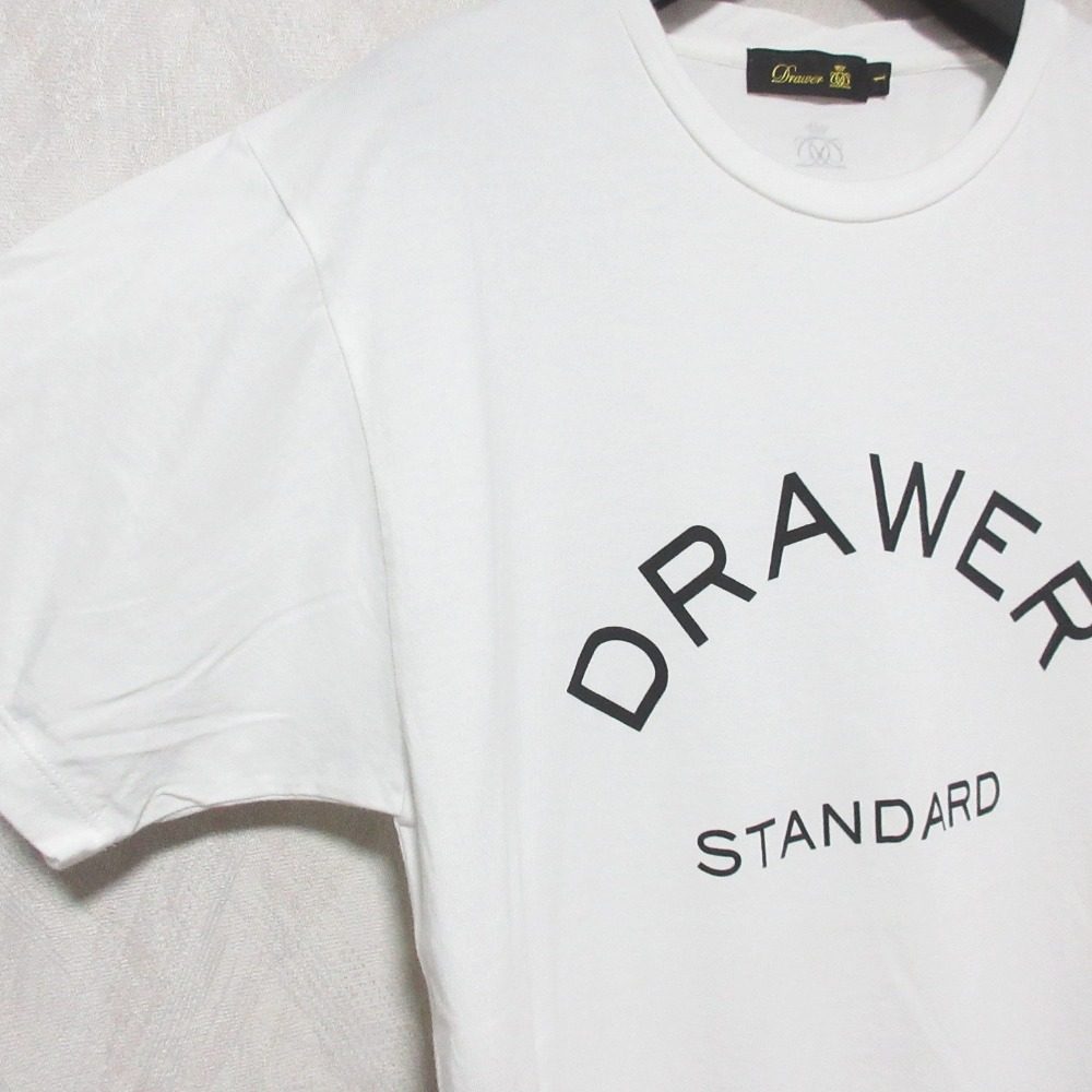 ドゥロワー プリントコットンTシャツ