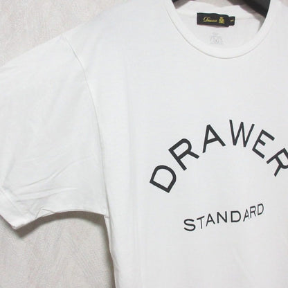 ドゥロワー プリントコットンTシャツ
