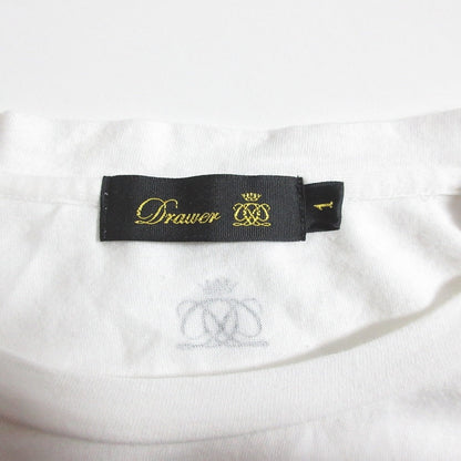 ドゥロワー プリントコットンTシャツ