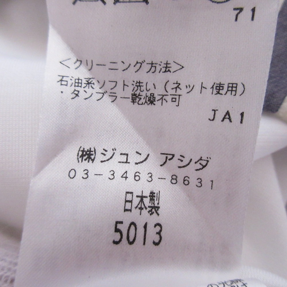 タエアシダ ストライプノースリーブワンピース