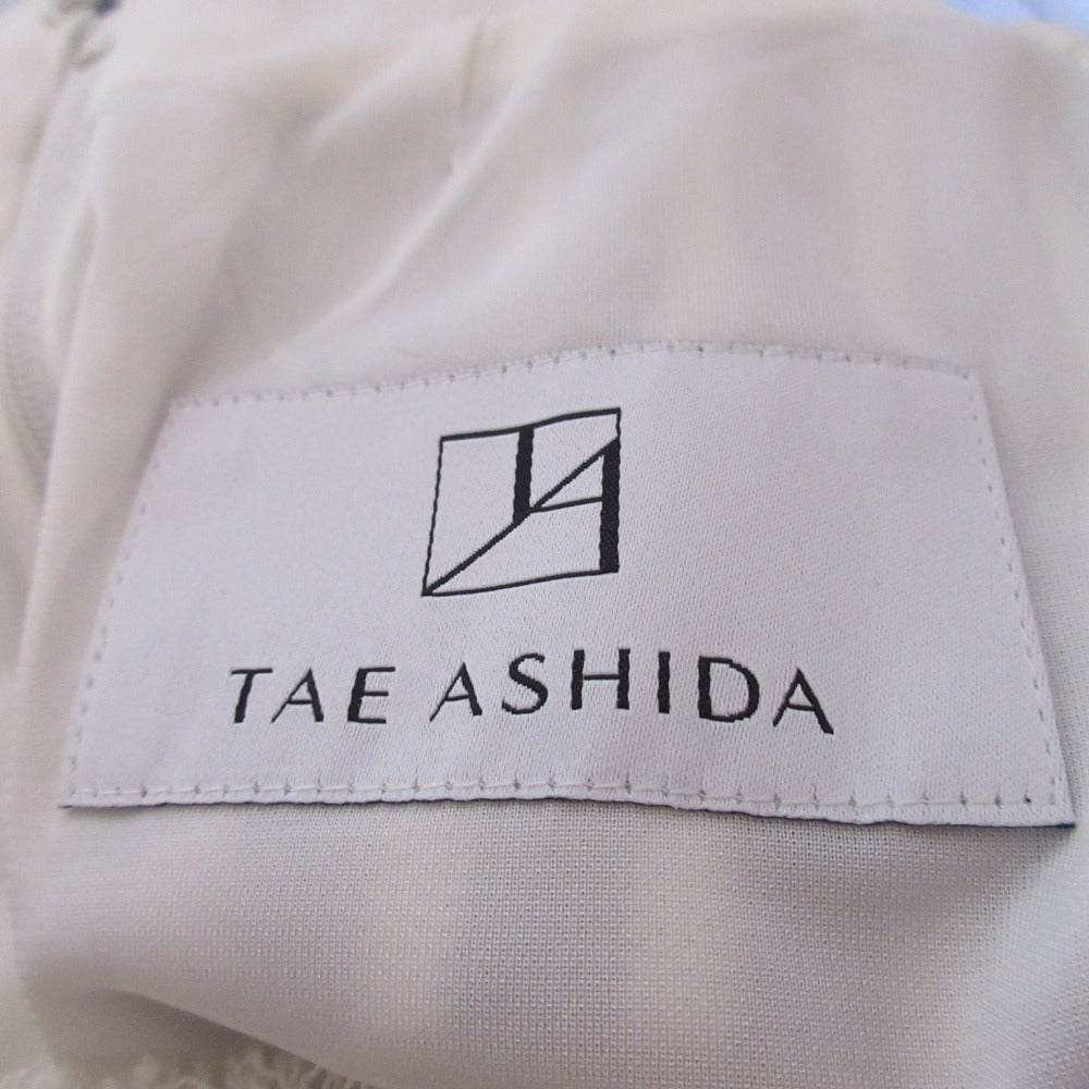 タエアシダ ストライプノースリーブワンピース