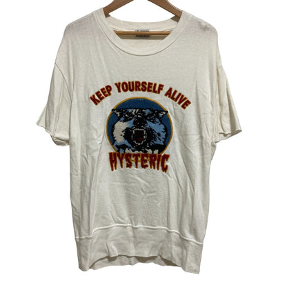 HYSTERIC GLAMOUR ウルフワッペンショートスリーブスウェットTシャツ
