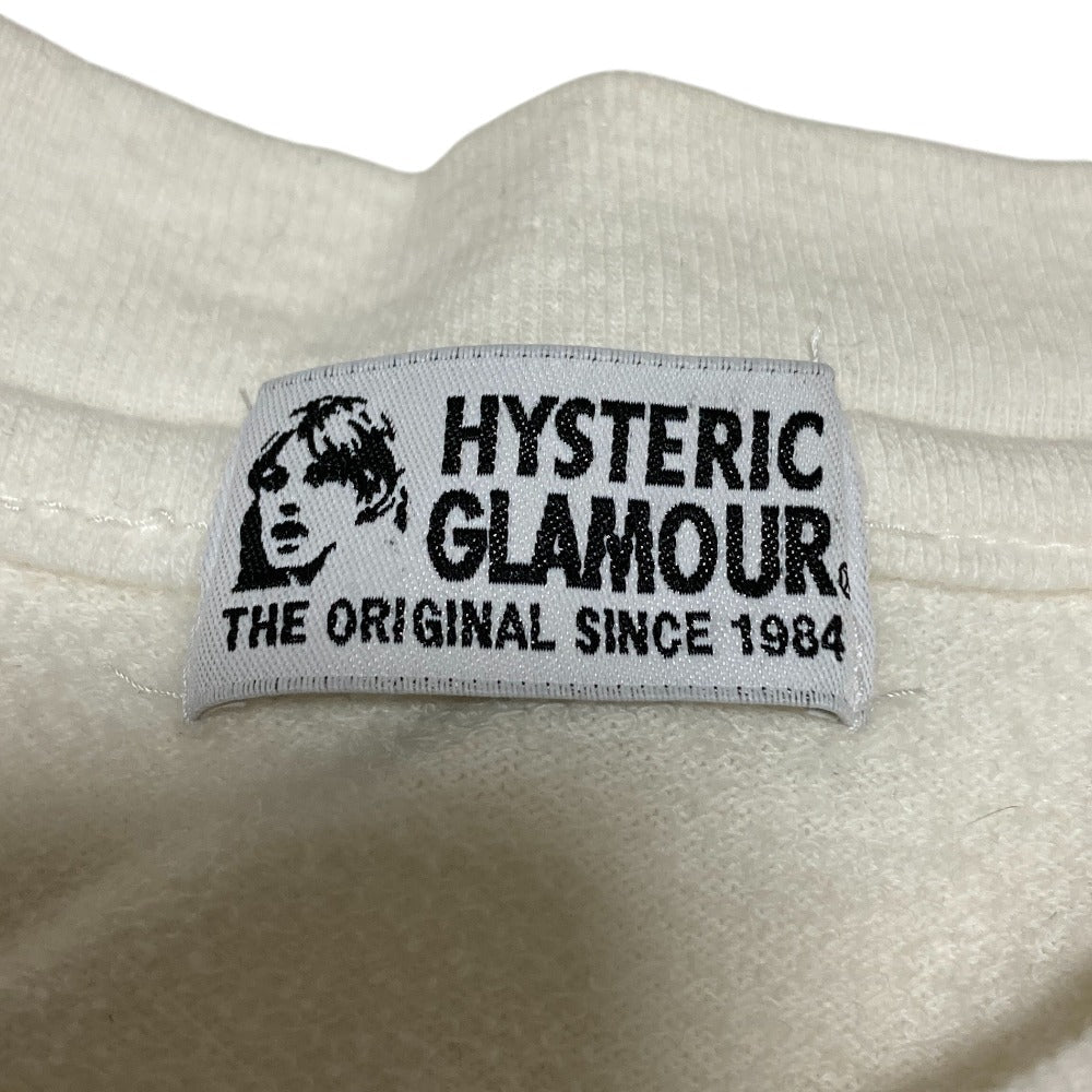 HYSTERIC GLAMOUR ウルフワッペンショートスリーブスウェットTシャツ