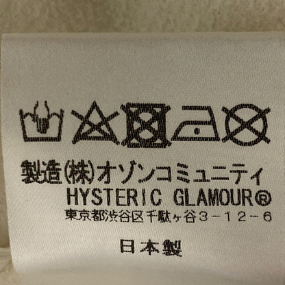 HYSTERIC GLAMOUR ウルフワッペンショートスリーブスウェットTシャツ