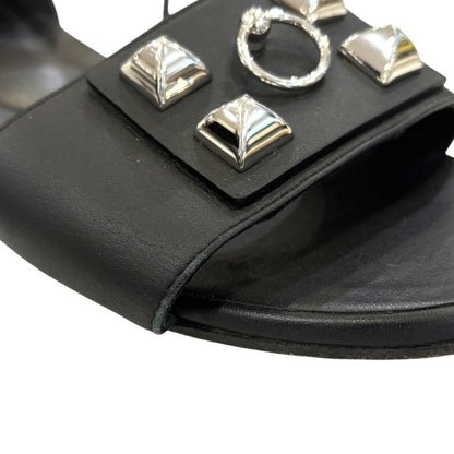 エルメス デザリー コリエドシアン カーフ フラットサンダル38