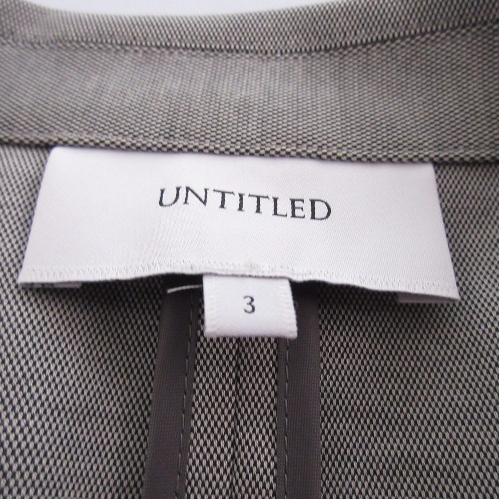 UNTITLED シングル ジャケット セットアップ