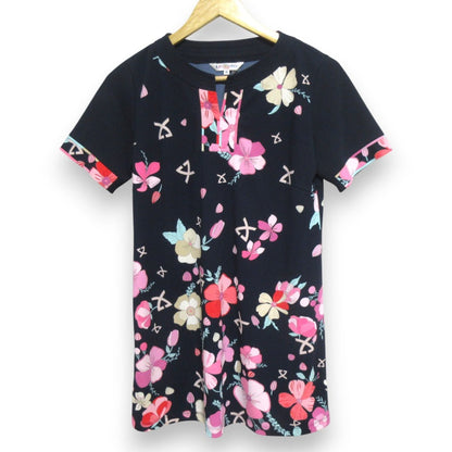 LEONARD SPORT 花柄ニットワンピース