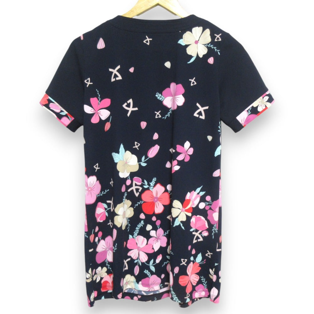 LEONARD SPORT 花柄ニットワンピース