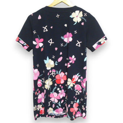 LEONARD SPORT 花柄ニットワンピース