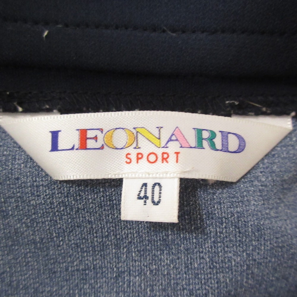 LEONARD SPORT 花柄ニットワンピース