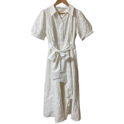 PROPORTION BODY DRESSING カットワーク刺繍ドレス
