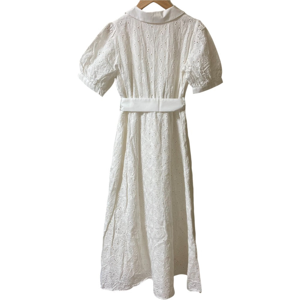 PROPORTION BODY DRESSING カットワーク刺繍ドレス