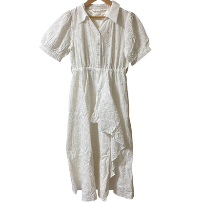 PROPORTION BODY DRESSING カットワーク刺繍ドレス
