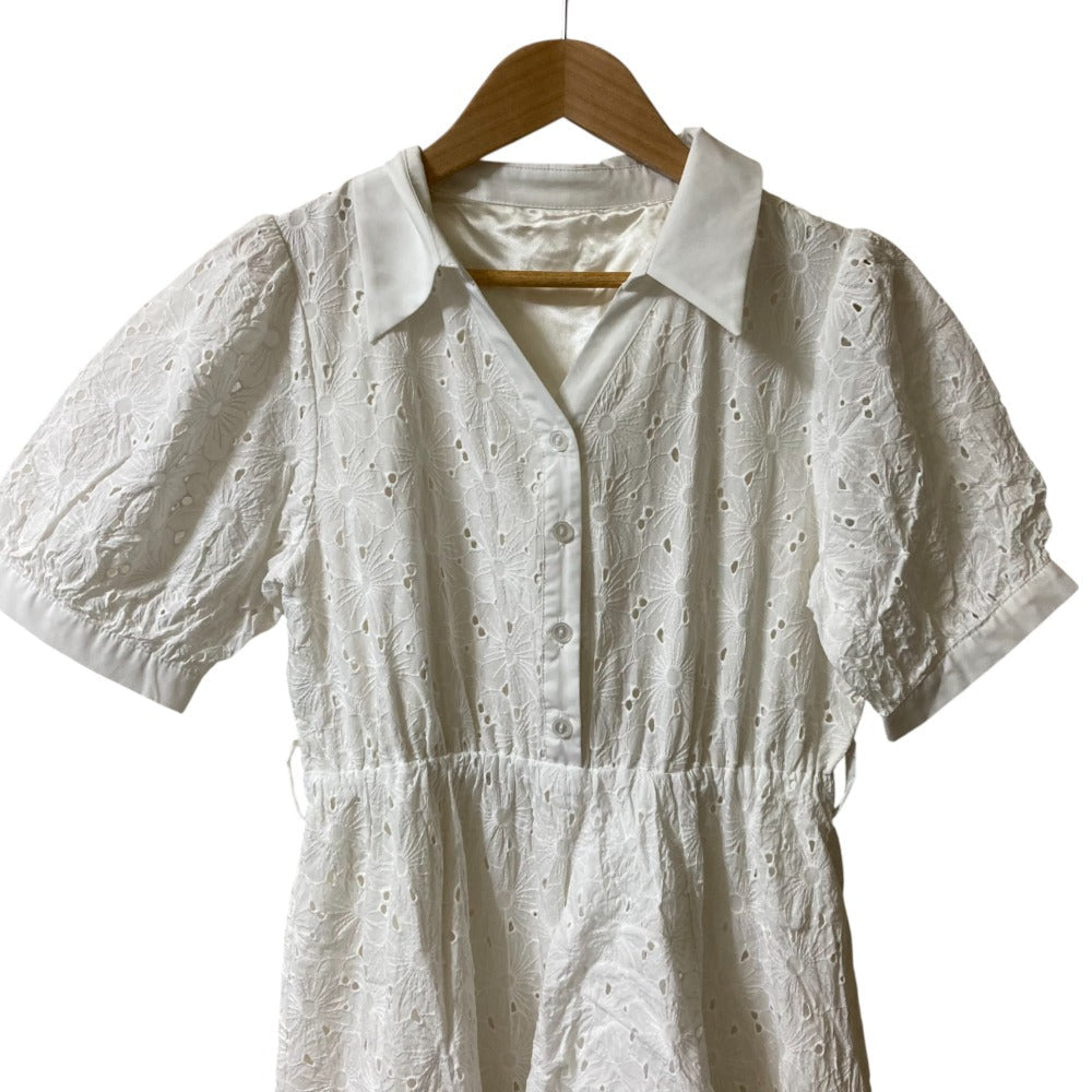 PROPORTION BODY DRESSING カットワーク刺繍ドレス