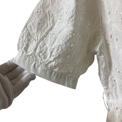 PROPORTION BODY DRESSING カットワーク刺繍ドレス