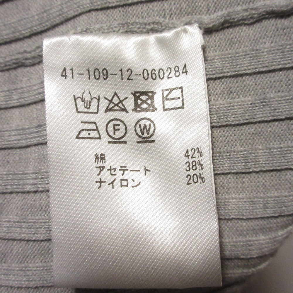 ESTNATION リブニットオフショルダーカットソー