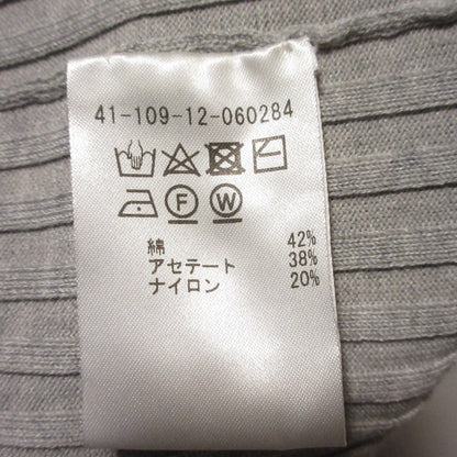 ESTNATION リブニットオフショルダーカットソー