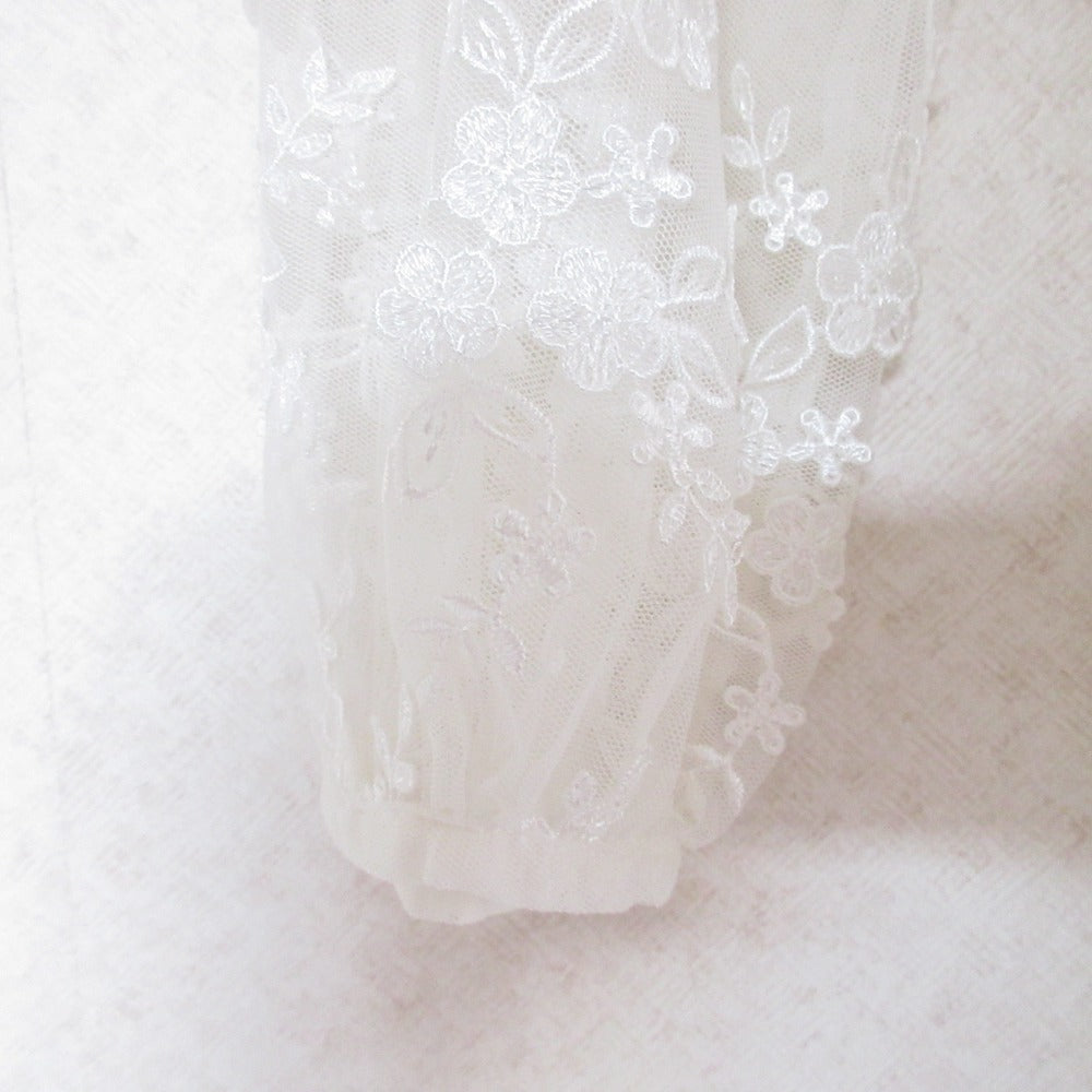Lily Brown レース ロング ドレス