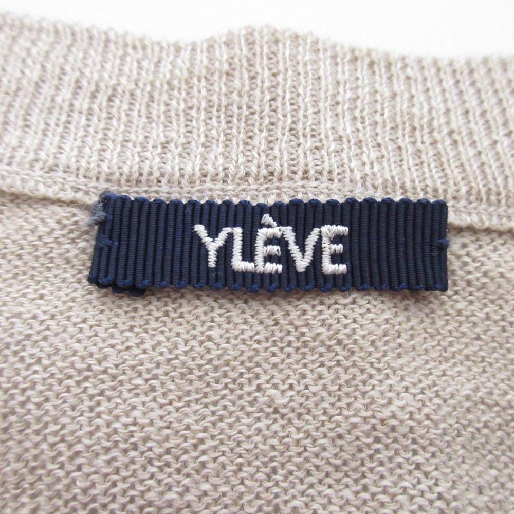 YLEVE リネン コットン ニット プルオーバー