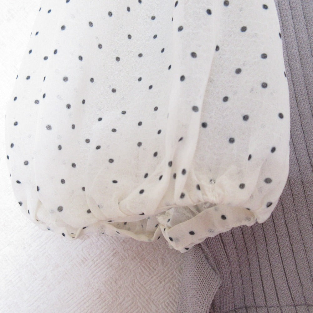 JILL by JILLSTUART ニット ベスト ドッキング ロング ドレス