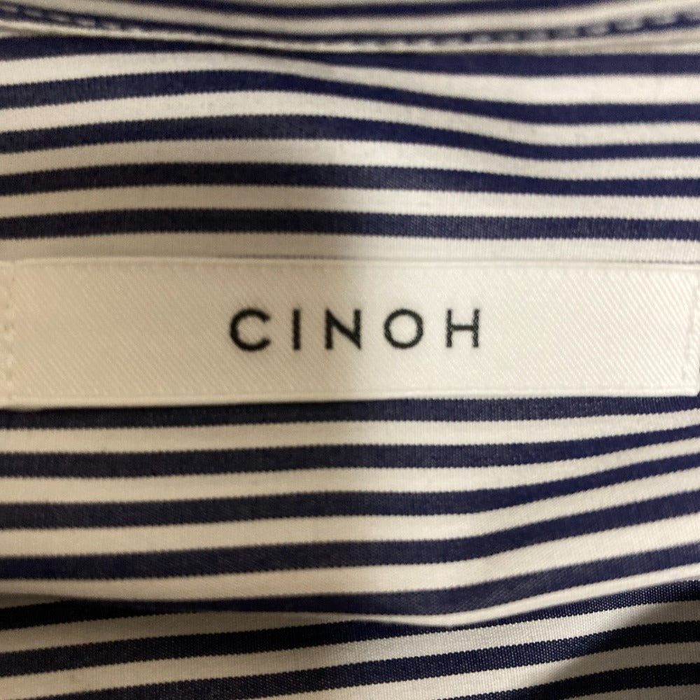 CINOH ストライプシャツワンピース