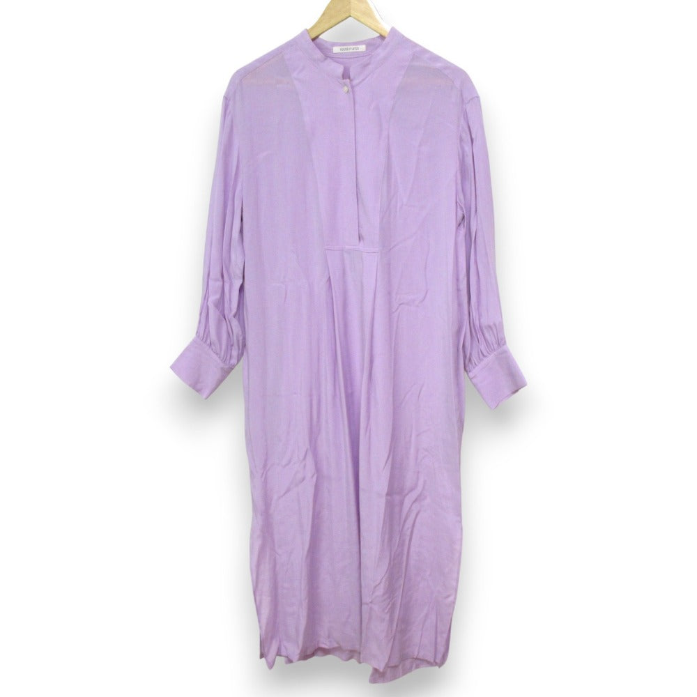 HOUSE OF LOTUS ノーカラー ロングシャツドレス
