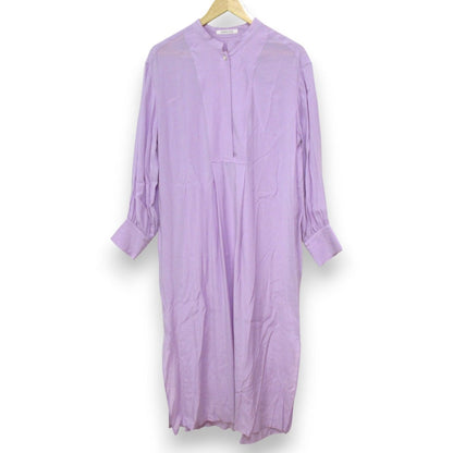HOUSE OF LOTUS ノーカラー ロングシャツドレス
