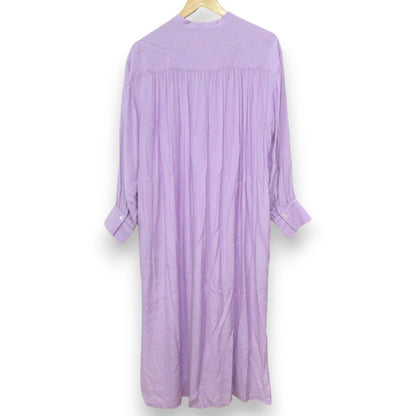 HOUSE OF LOTUS ノーカラー ロングシャツドレス