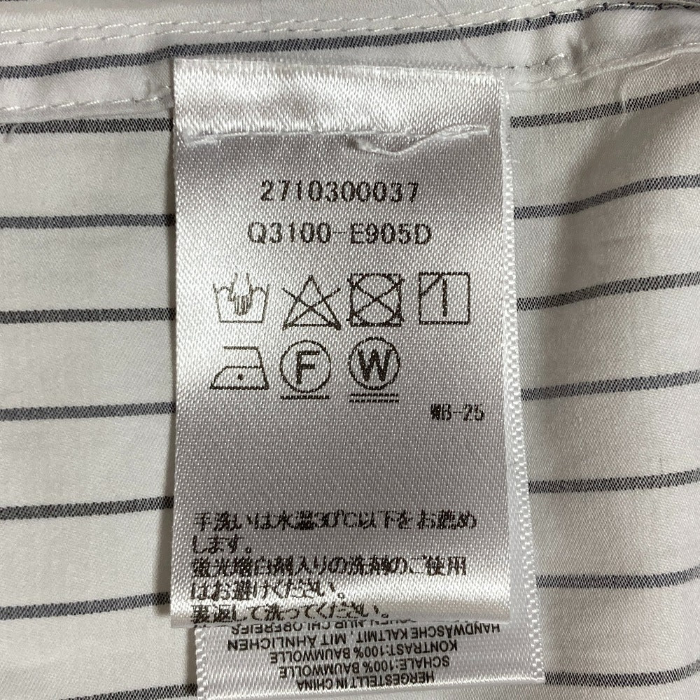 エキプモンフェム ストライプシャツワンピース
