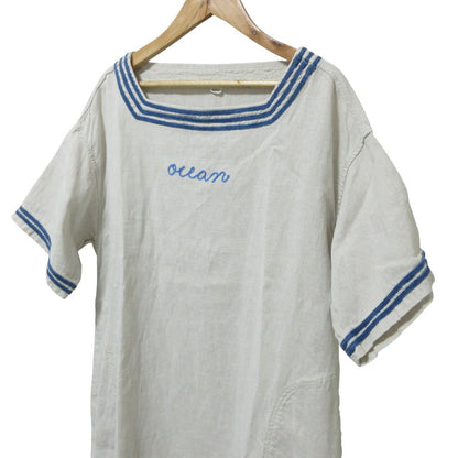 45R リネン ロング ドレス