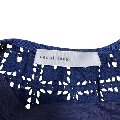 sacai luck クロシェレース切替カットソー
