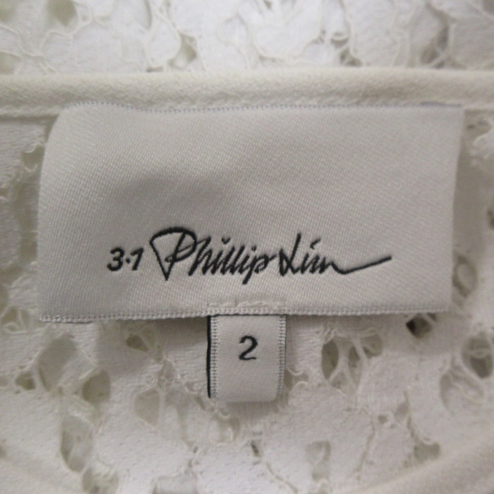 3.1 Phillip Lim フラワーカットレースブラウス