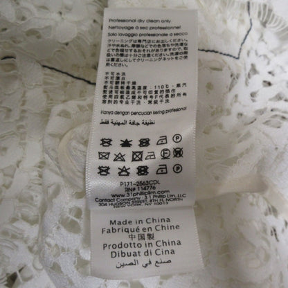 3.1 Phillip Lim フラワーカットレースブラウス