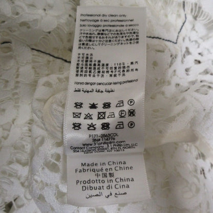 3.1 Phillip Lim フラワーカットレースブラウス