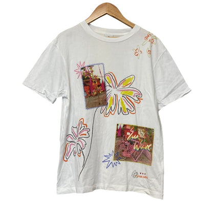 ピーエスポールスミス フラワープリント コットン半袖Tシャツ