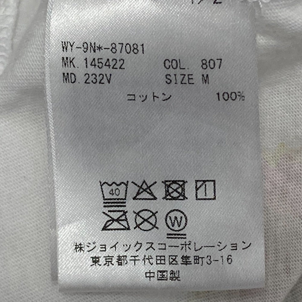 ピーエスポールスミス フラワープリント コットン半袖Tシャツ