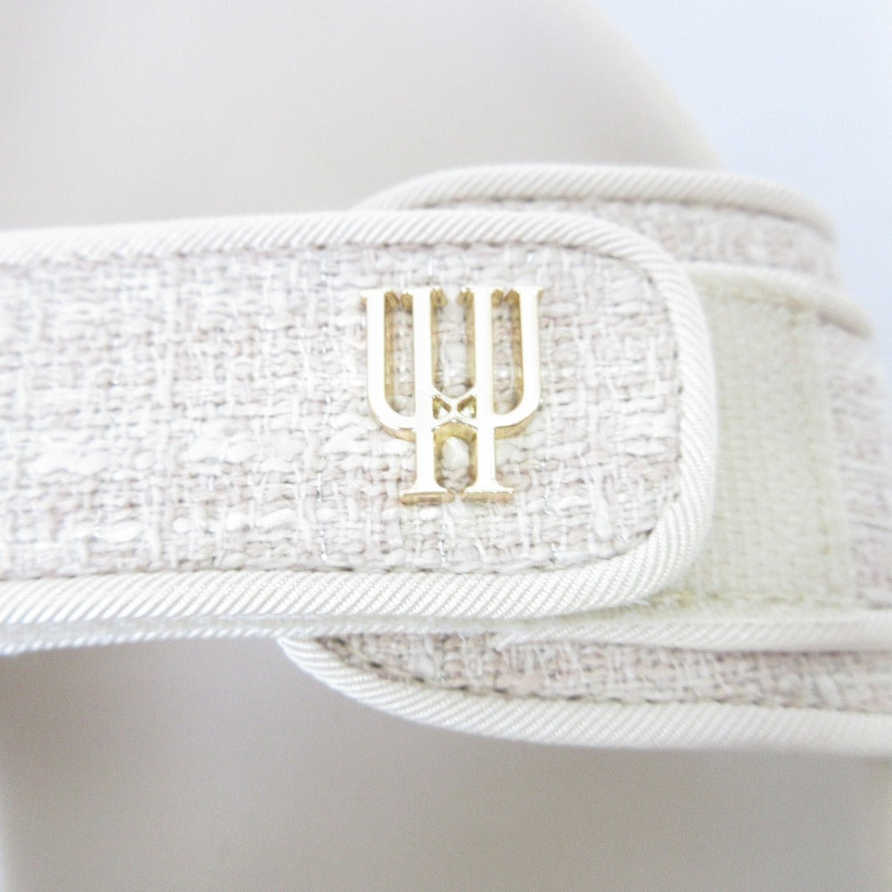 Her lip to Trois Tweedプラットフォームサンダル