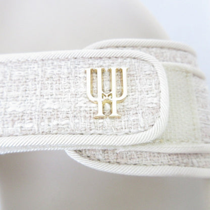 Her lip to Trois Tweedプラットフォームサンダル